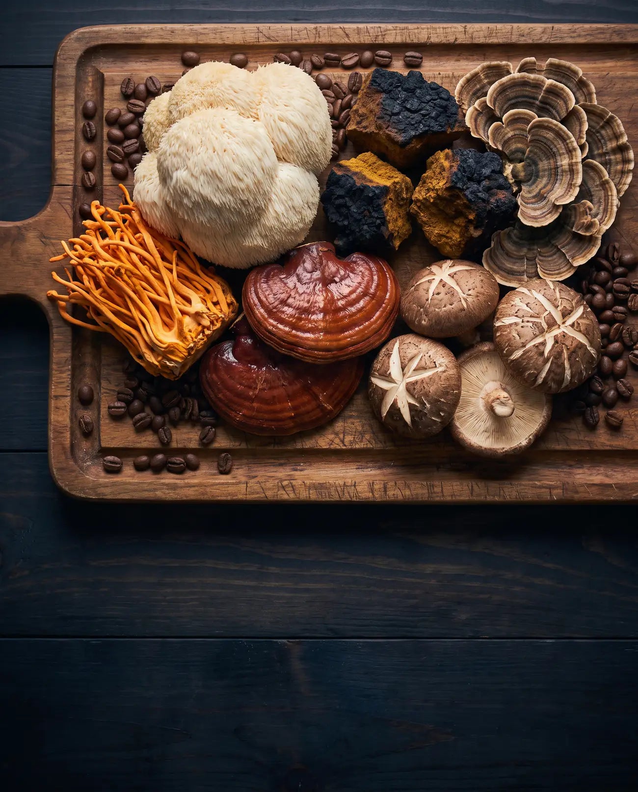 Plus six mushrooms